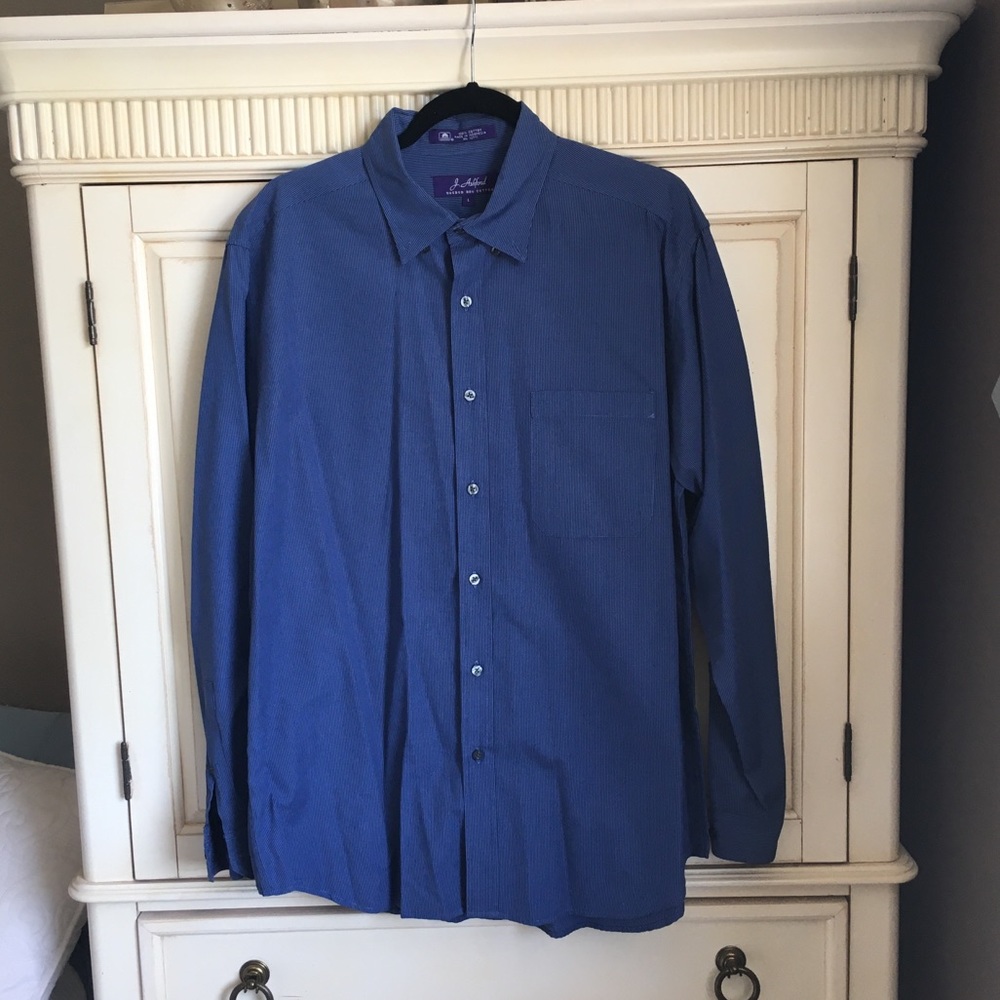 🇺🇸3/$20 J Ashford Men’s cotton Dk blue XL shirt